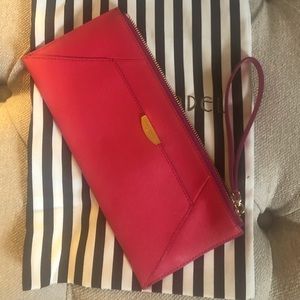 Henri Bendel pink wristlet